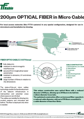 Fiber Optics Cable Z-XOTKtmsd