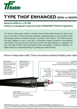 TYPE THOF ENHANCED 600V or 2000V