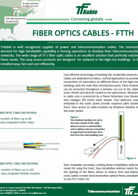 Fiber Optics Cables - FTTH